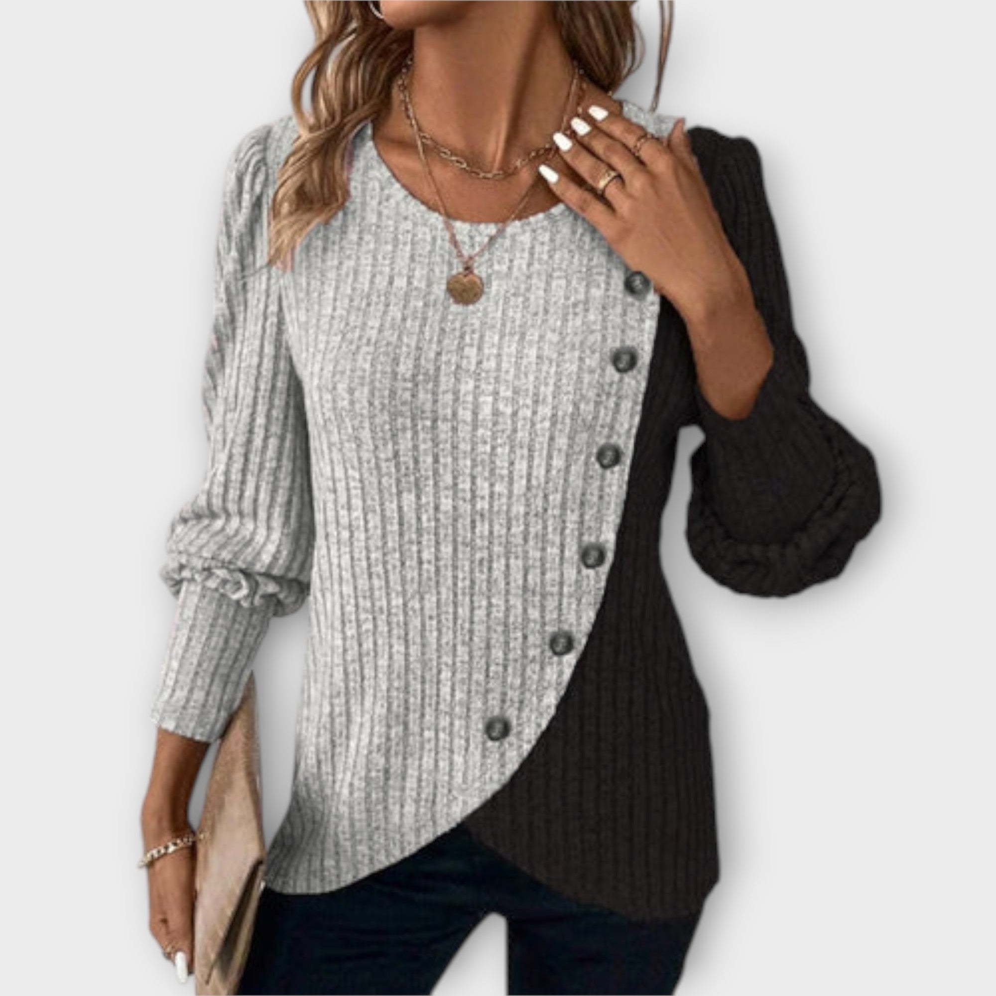 Dames Trui Warm Elegante Klassieke Pasvorm Comfort Emma