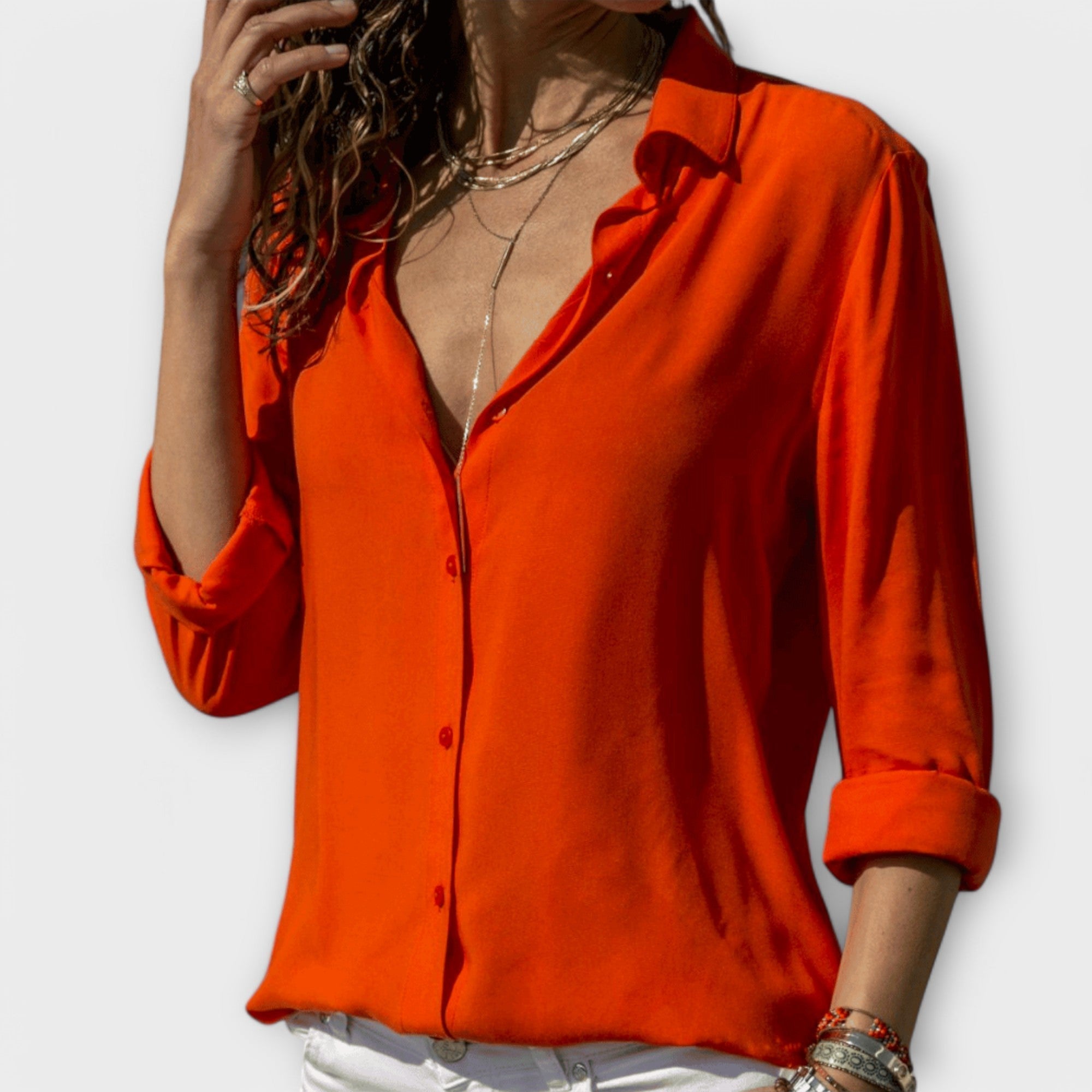 Blouse Elegant Comfortabel Duurzaam Met Tijdloze Stijl Emma
