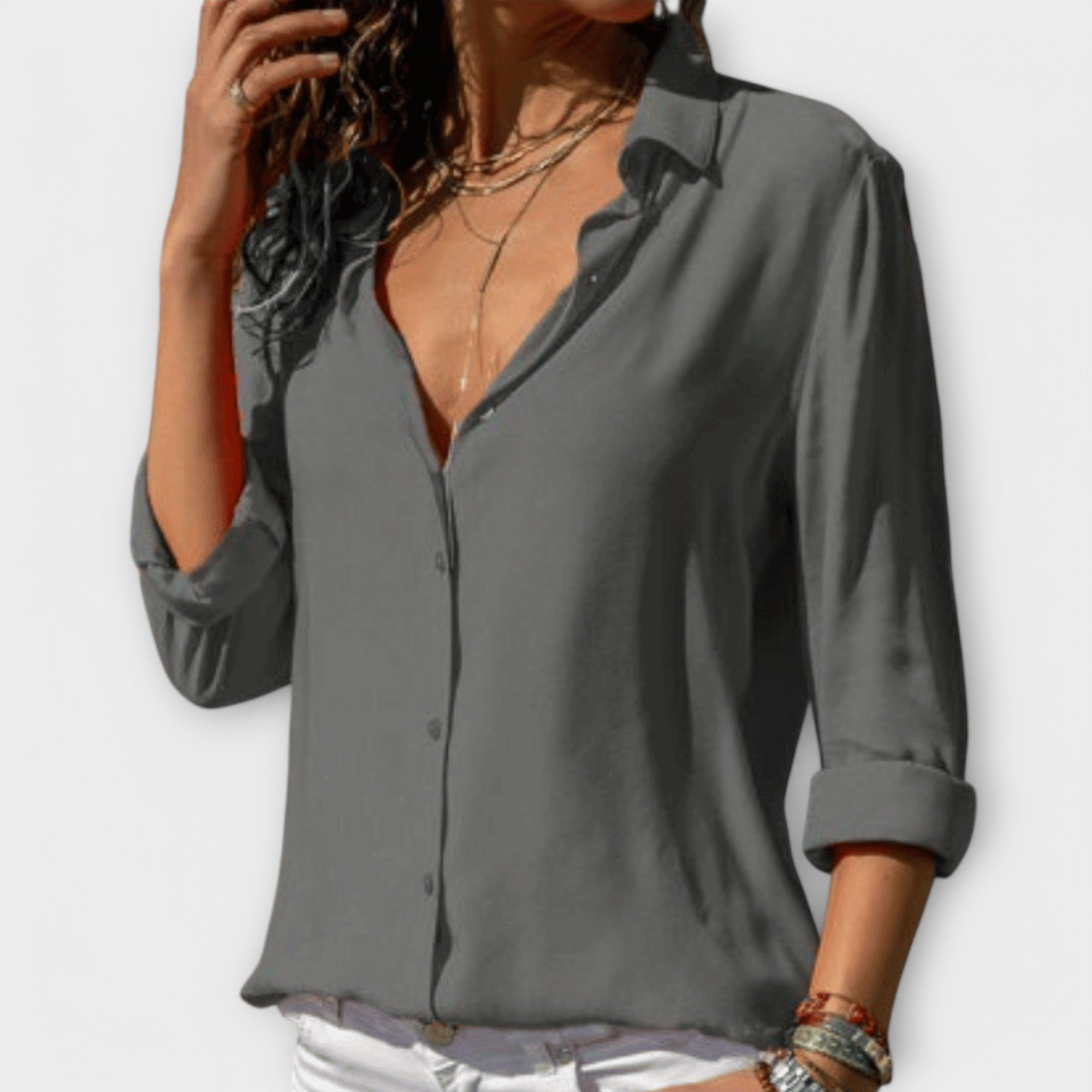 Blouse Elegant Comfortabel Duurzaam Met Tijdloze Stijl Emma