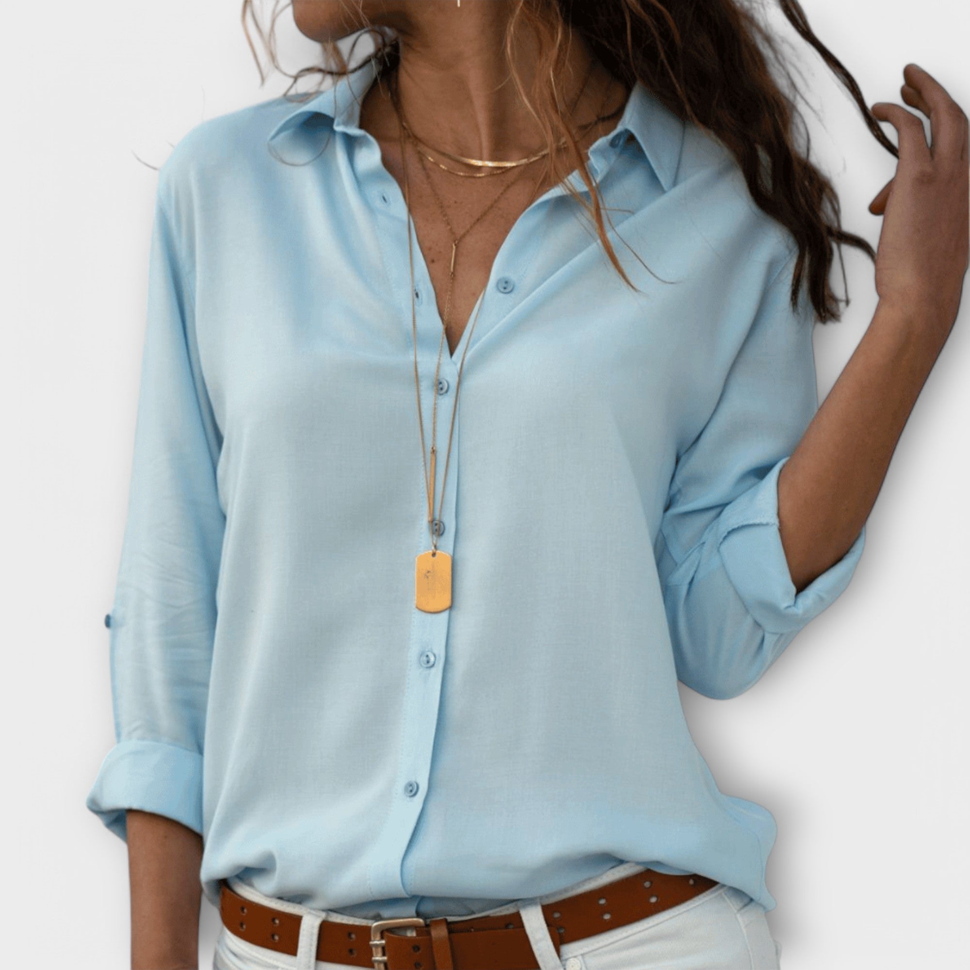 Blouse Elegant Comfortabel Duurzaam Met Tijdloze Stijl Emma