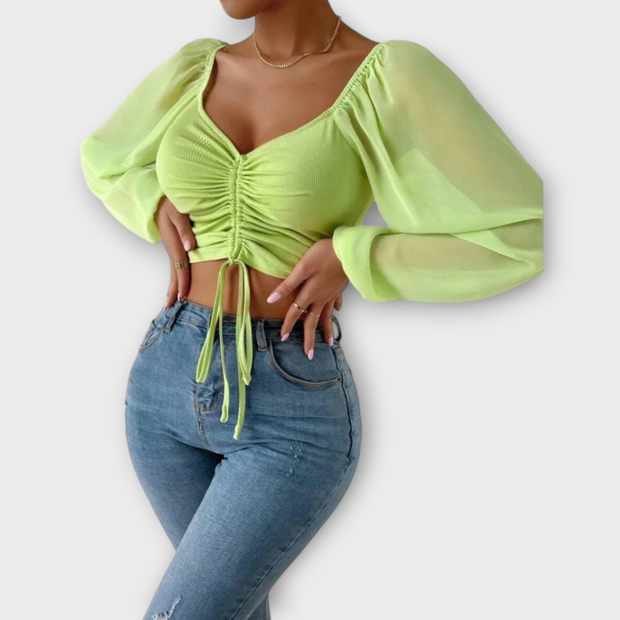 Jacqueline - Veelzijdige blouse voor 's avonds