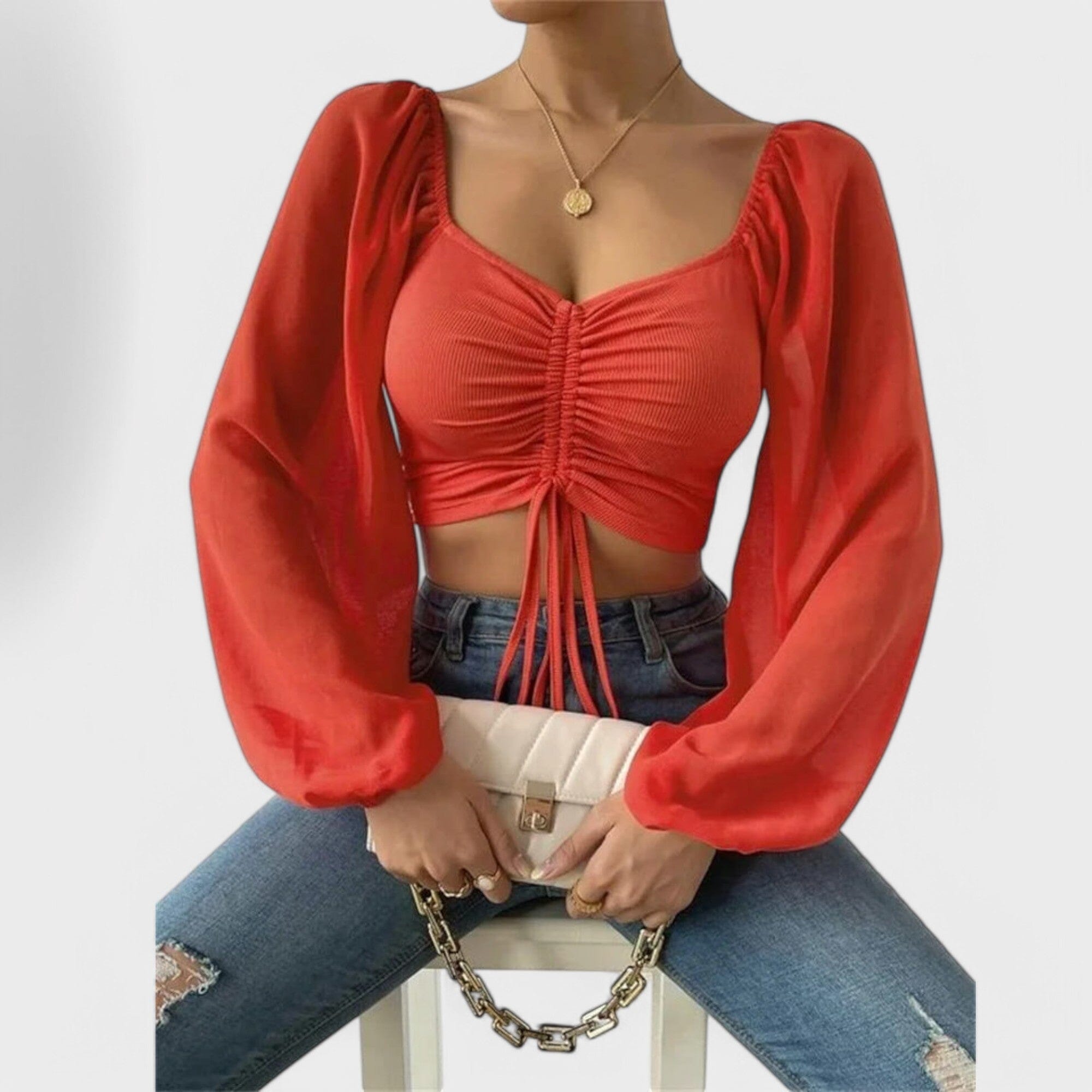 Jacqueline - Veelzijdige blouse voor 's avonds