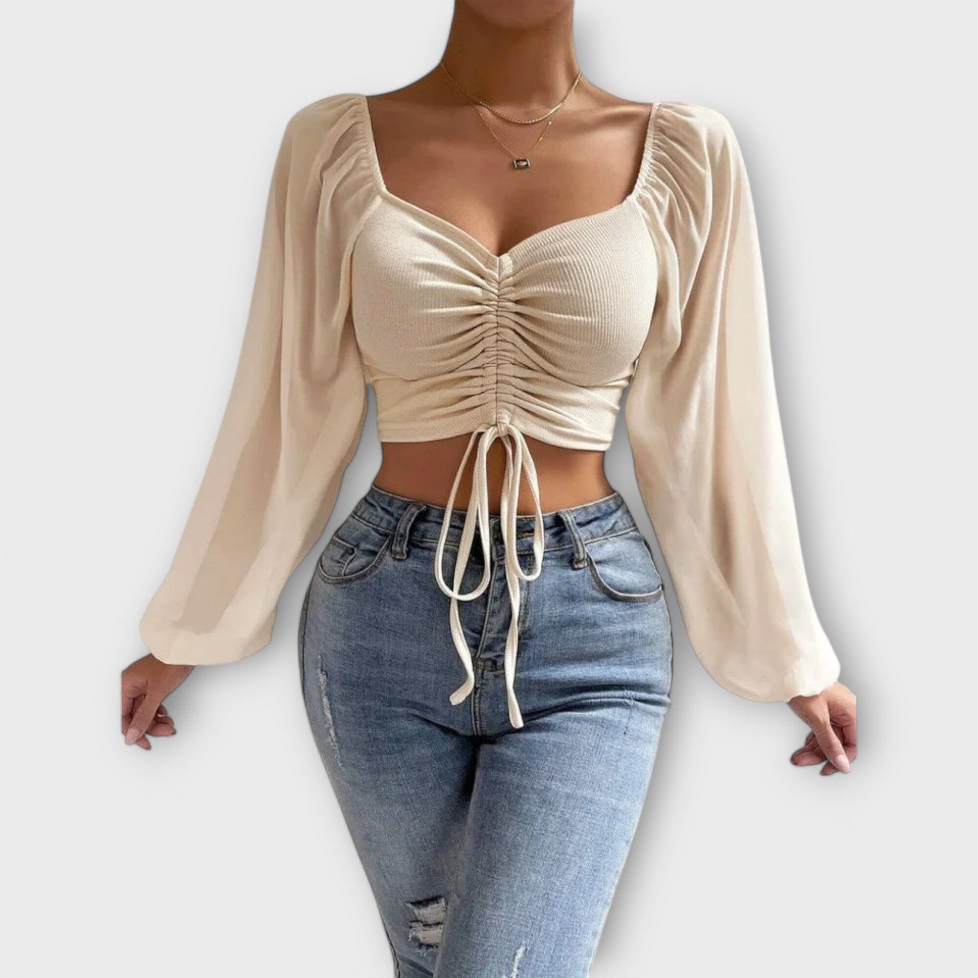 Jacqueline - Veelzijdige blouse voor 's avonds