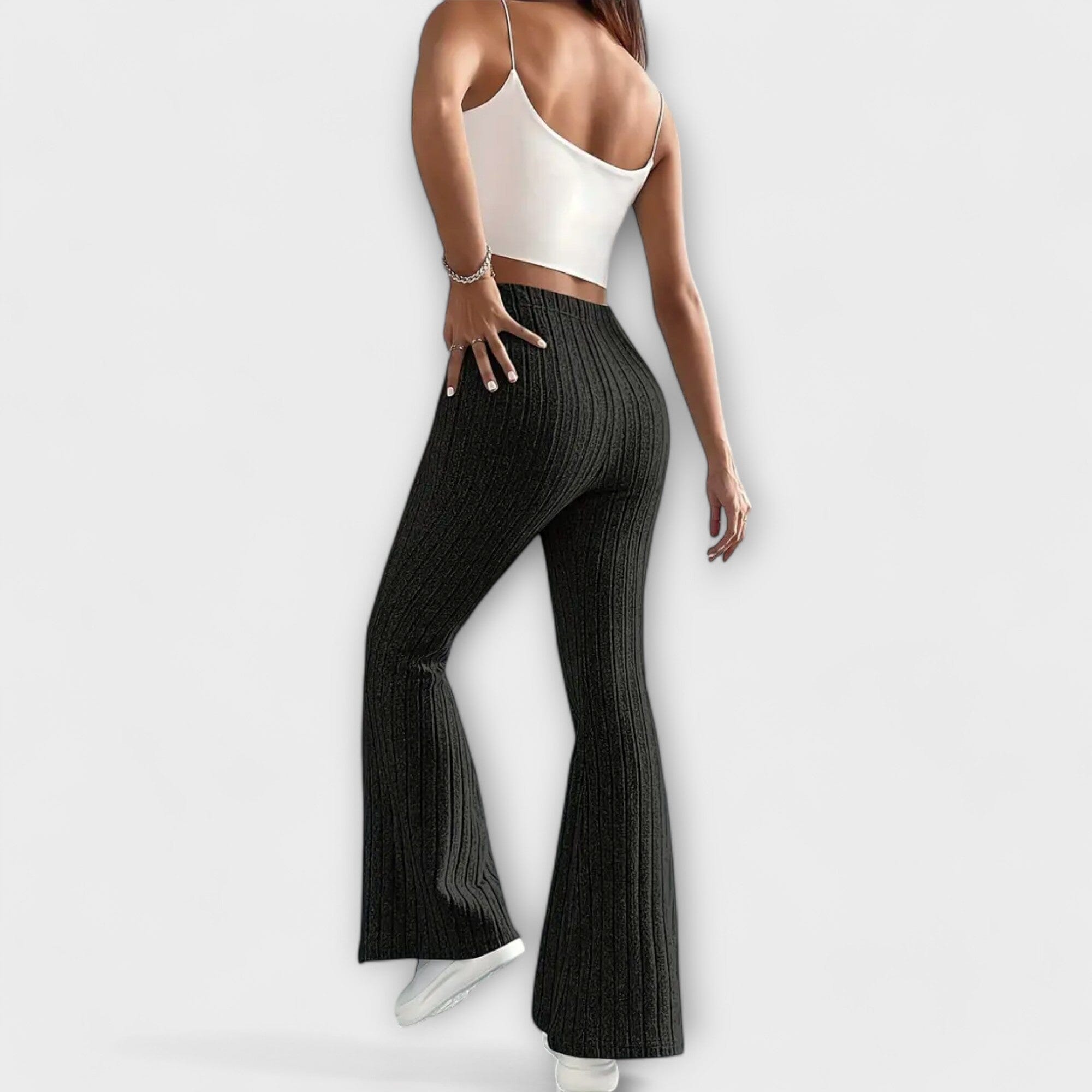 Jennifer – Elegant broek met wijde pijpen