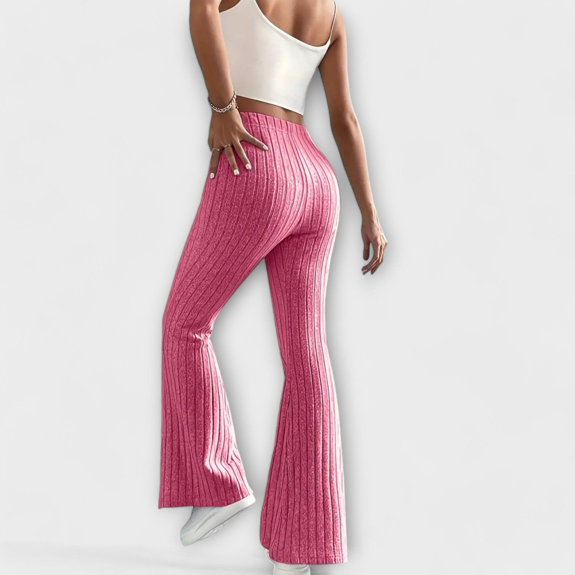 Jennifer – Elegant broek met wijde pijpen
