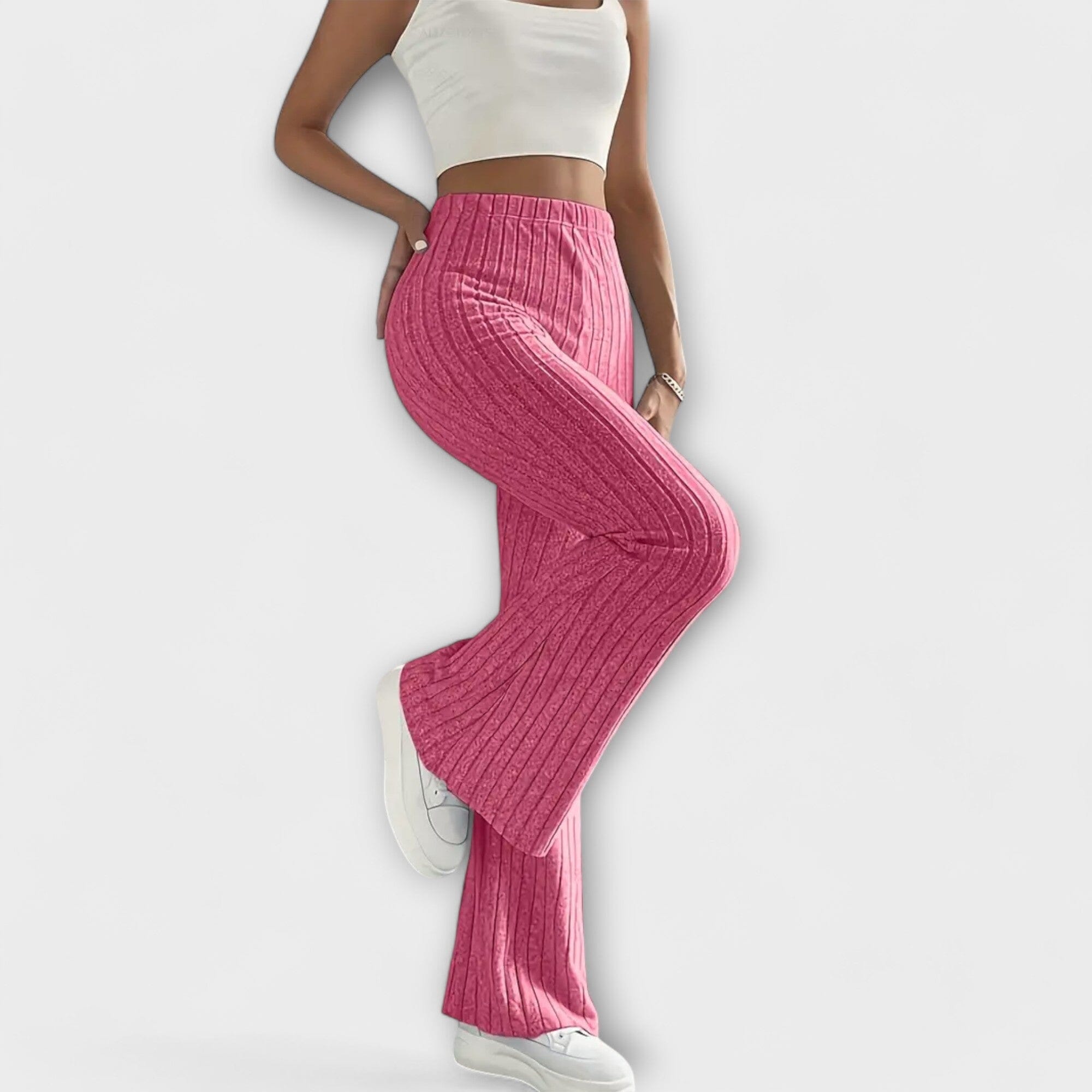 Jennifer – Elegant broek met wijde pijpen