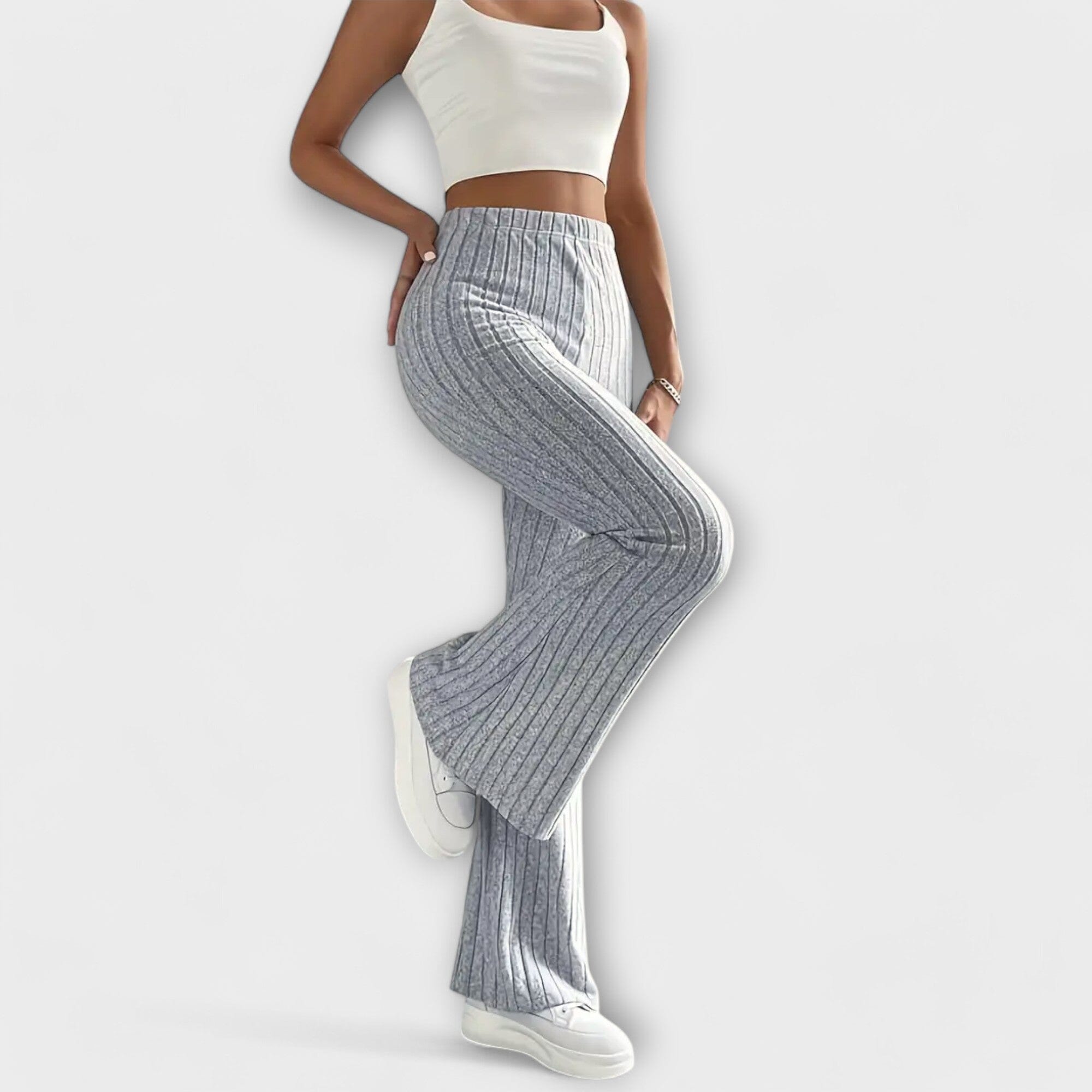 Jennifer – Elegant broek met wijde pijpen