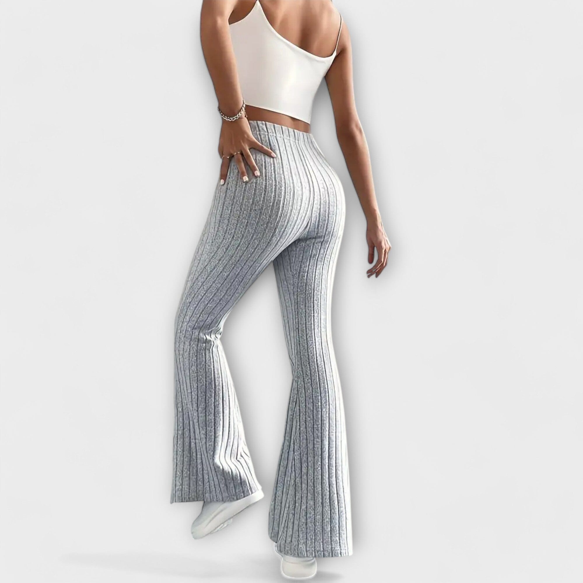 Jennifer – Elegant broek met wijde pijpen