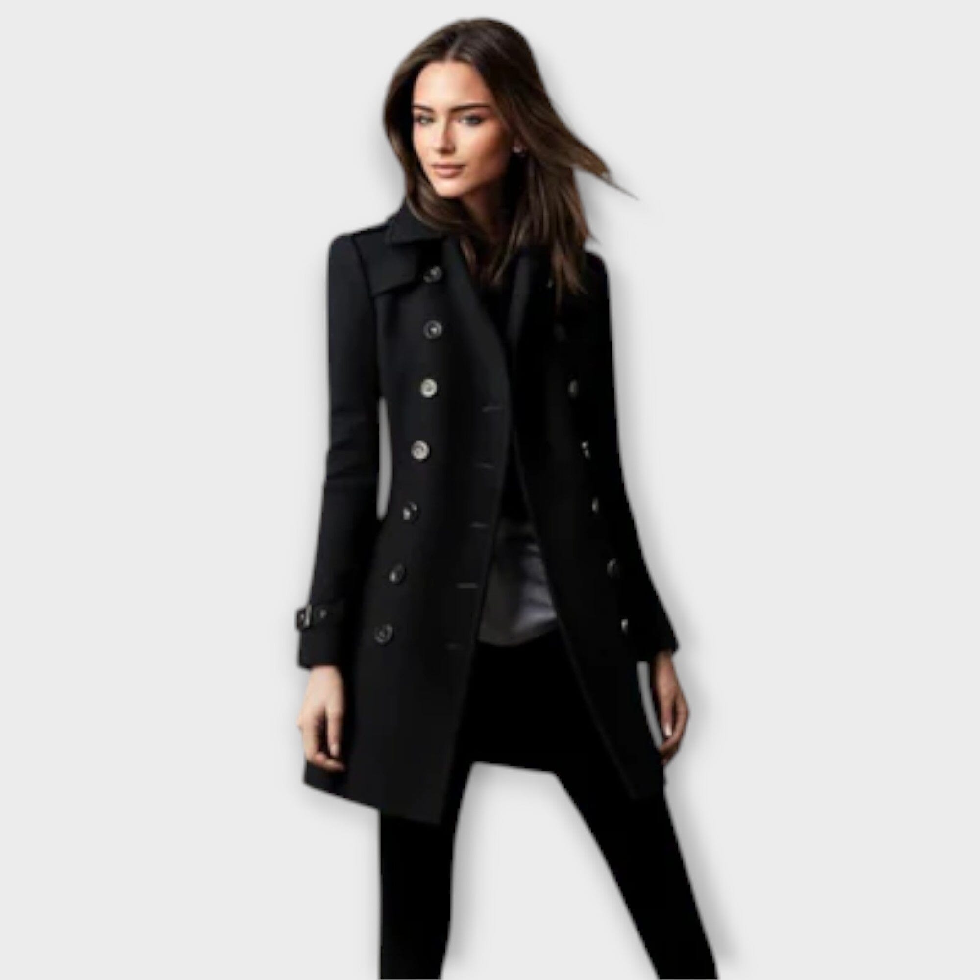 Trenchcoat Linda Met Dubbele Sluiting Voor Stijl Linda
