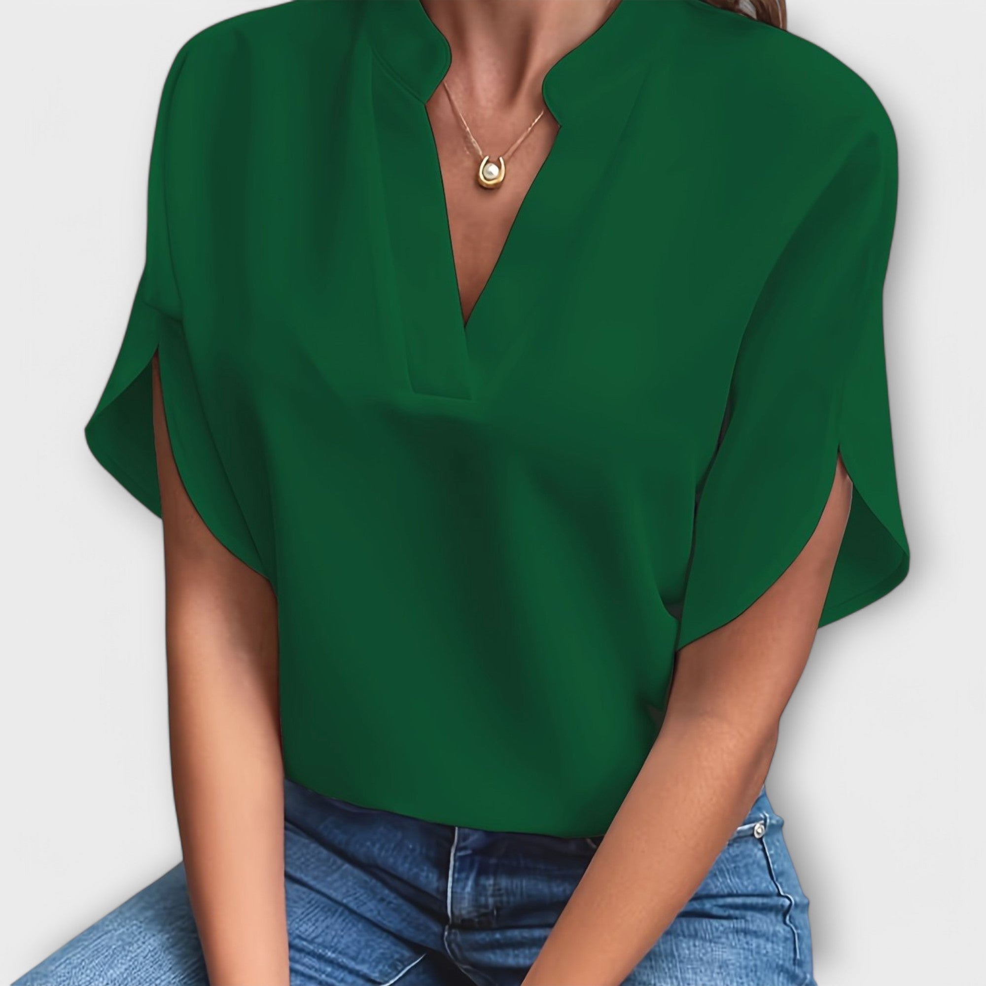 Lidia – Blouse in lentestijl en comfort